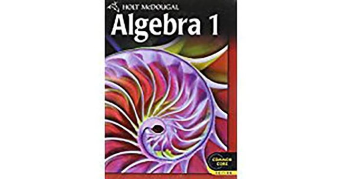 Algebra 1 book holt mcdougal