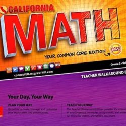 California math course 3 volume 1