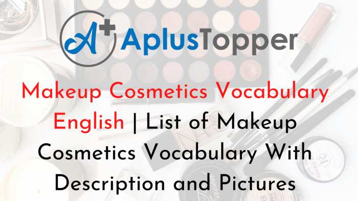 Cosmetology vocabulary words and definitions