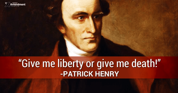 Metaphors in patrick henry's speech